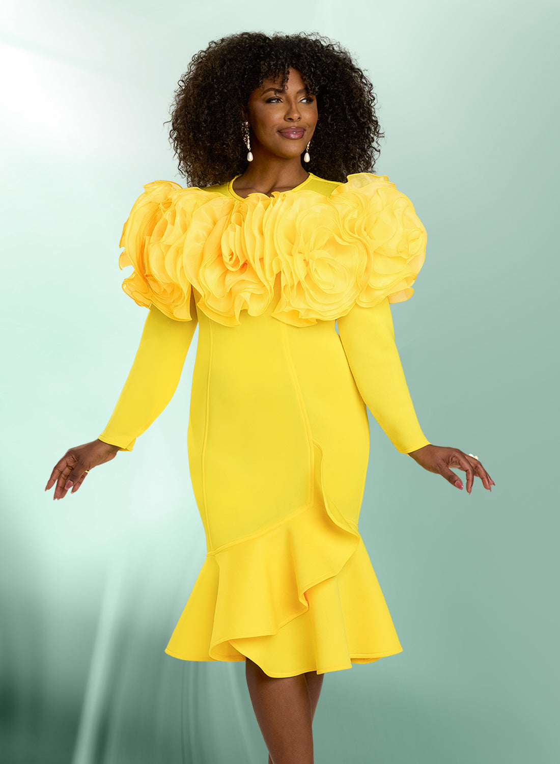 Donna Vinci Organza Scuba Dress The Immediate Resource