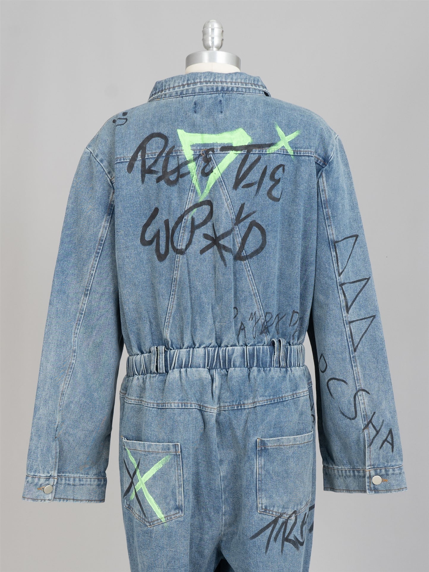 L'Rev37 Denim Jumpsuit Walk With Me Boutique