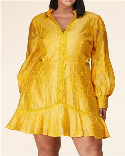 L'atiste SHORT BUTTON DRESS Walk With Me Boutique