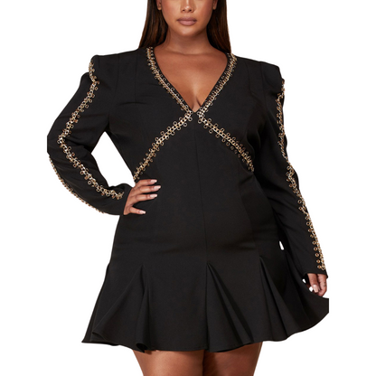 L'atiste by Amy Embellished Dress Walk With Me Boutique
