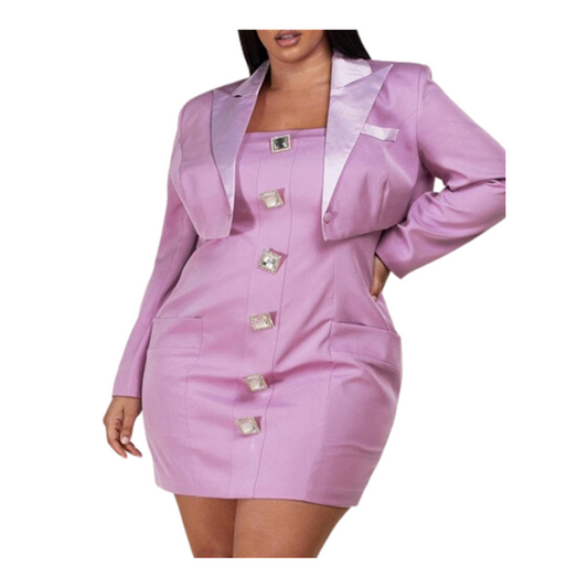 L'atiste 2PC JACKET DRESS Walk With Me Boutique