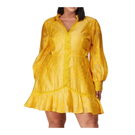 L'atiste SHORT BUTTON DRESS Walk With Me Boutique