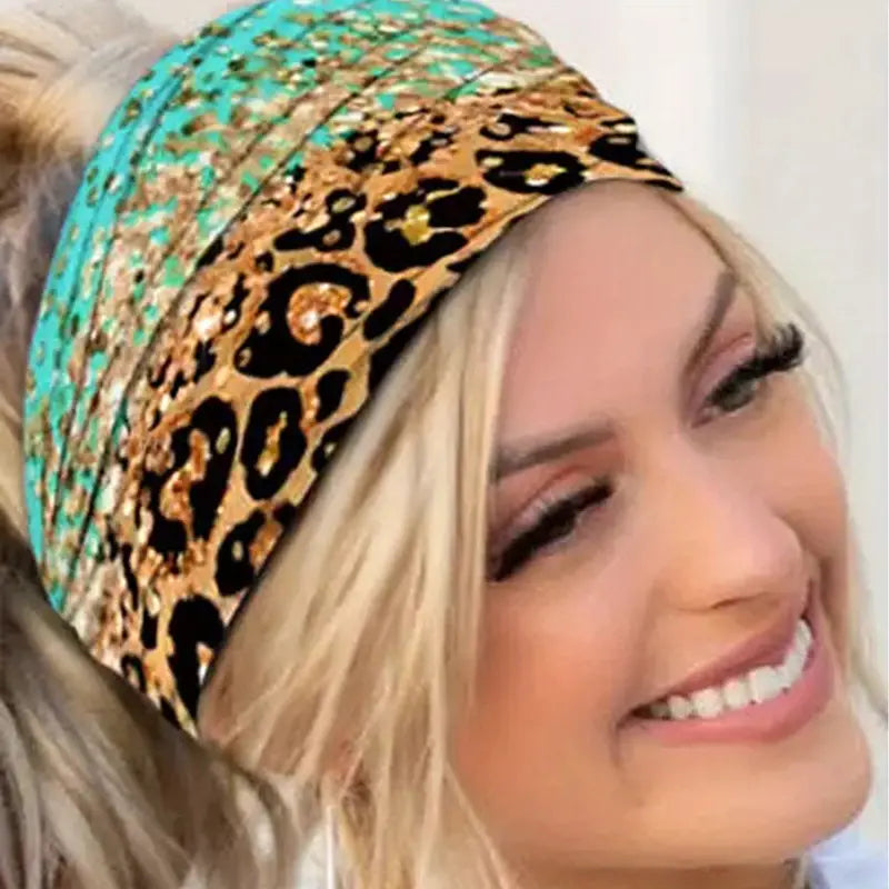 Boho Leopard Print Headband Walk With Me Boutique