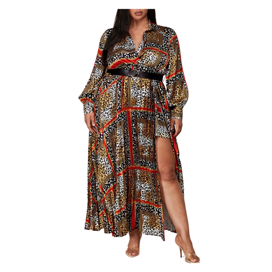 L'atiste by Amy Wild Print Dress Walk With Me Boutique