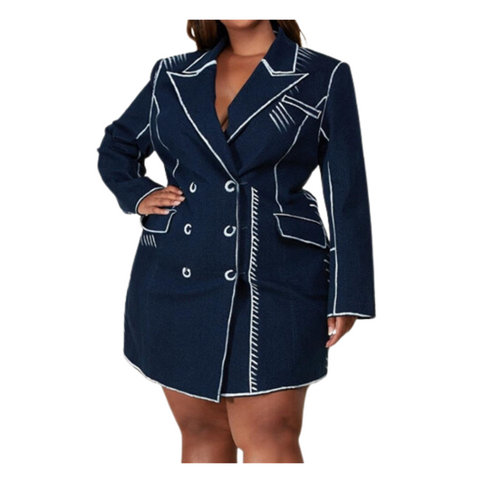 L'atiste SHORT DENIM DRESS Walk With Me Boutique