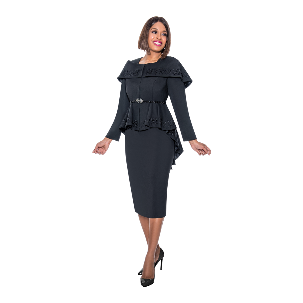 Divine Queen Peplum 2pc Skirt Suit The Immediate Resource
