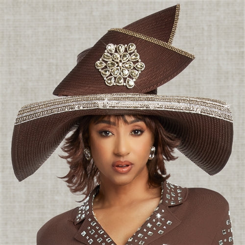 Donna Vinci Rhinestone Trim Knit Hat The Immediate Resource
