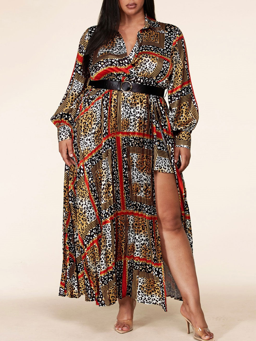 L'atiste by Amy Wild Print Dress Walk With Me Boutique