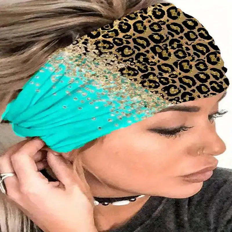 Boho Leopard Print Headband Walk With Me Boutique