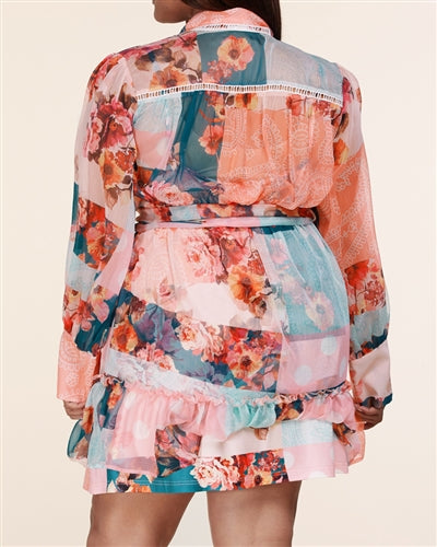 L'atiste SHORT PRINT DRESS Walk With Me Boutique
